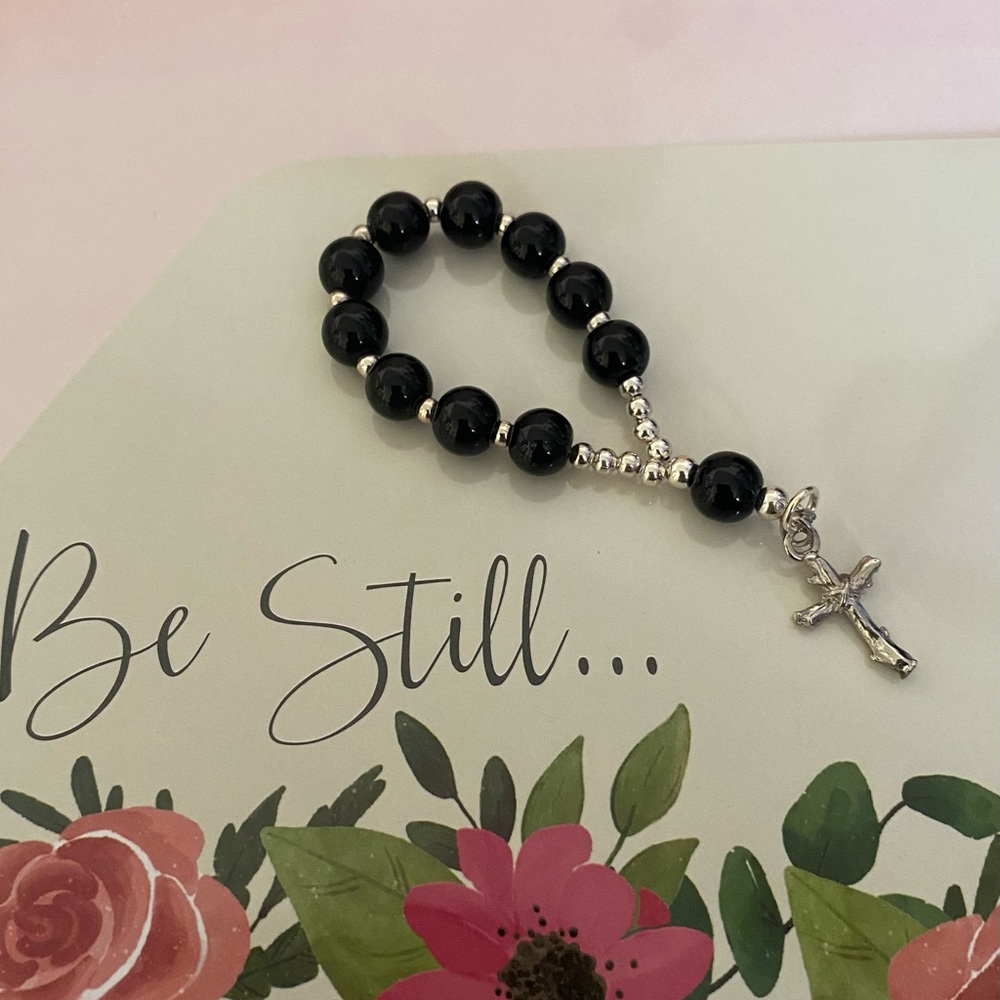 Mini Beaded Rosary